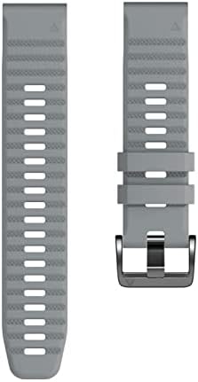 Wikuna para Garmin Watch Bands 22mm Largura Banda de substituição de silicone macio Strap Strap
