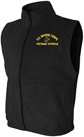 Globo de águia do Corpo de Fuzileiros Navais dos EUA e âncora veterana do Vietnã Sierra Pacific Full-Zip