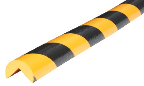 Modelo de knuffi Um guarda de pára -choques de canto preto/amarelo 1m