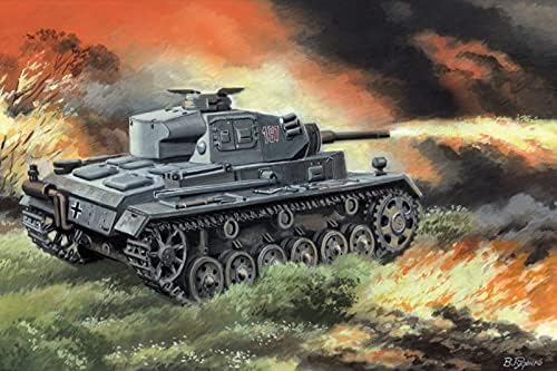 Unimodel UM 276 - 1/72 Panzer III Ausf M Flame Tank Scale Model Plastic Kit