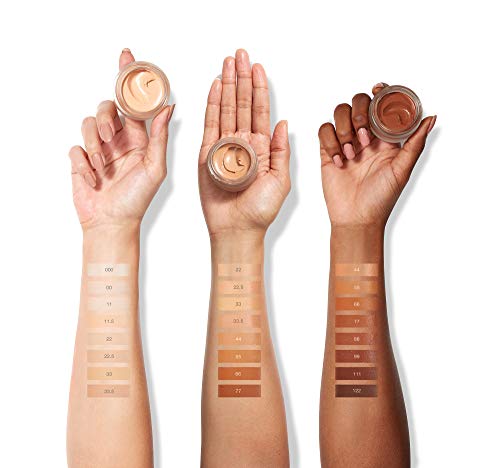 RMS Beauty “Un” Cream Fundação - Hidratante e Nutrição O orgânico Makeup oferece cobertura leve e uniforme para a pele saudável e luminosa - sombra 111