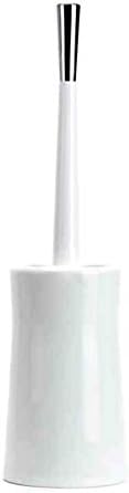 Escovas de vaso sanitário nykk e suporte de cerâmica brilhante pincel circular simples pincel de vaso sanitário