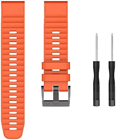Mgtcar 26 mm 22mm Watch Watch Band para Garmin Fenix ​​7 7x 6x 6Pro relógio Silicone Easy Fit Wrist Strap