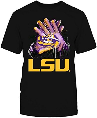 FanPrint LSU Tigers Hoodie - LSU Tiger Hand- Limited Edition