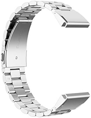 Alça de substituição de pulseira de aço inoxidável DeLarsy para GTR Smart Watch 42mm VR9