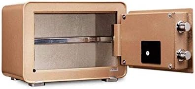 Caixa de segurança de segurança digital YFQHDD, caixa biométrica de impressão digital Caixa de bloqueio Caixa de caixa forte estilo com chaves de emergência segura