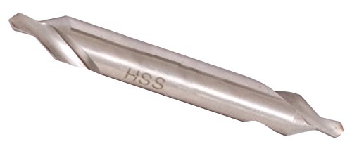 HHIP 5000-2218 60 graus Aço de alta velocidade Drill e contraria combinados, diâmetro da broca de 7/32 , diâmetro do corpo de 1/2, 3 Oal, 6