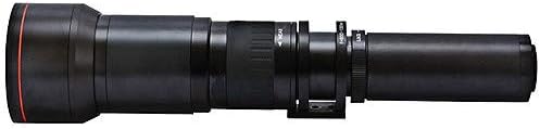 Lente telefoto manual de 650mm-1300mm de alta potência para Canon Eos R, EOS R5, EOS R6, EOS RP Câmeras Digital