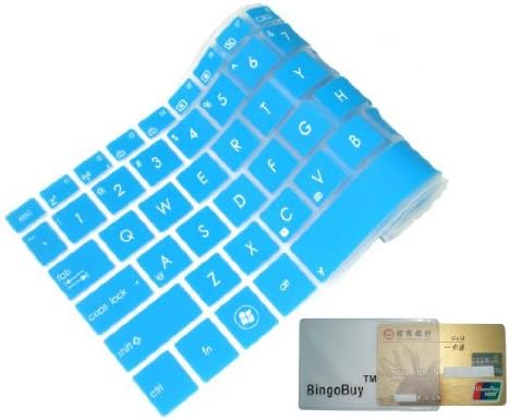Bingobuy semi-azu-azul Ultra Thin Siliconcon Protector Cobertão de pele para Samsung ATIV NP510R5E NP370R5E NP470R5E NP880Z5E SERIE