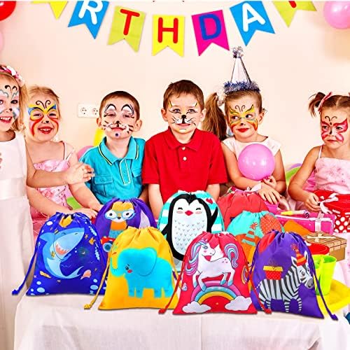 Sacos de favor de festas de pacote de pacote de pacote para crianças festas de aniversário para