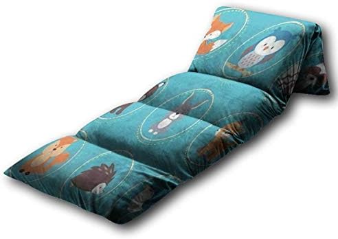 Crianças de travesseiro de chão Bedanimal PatternHome Cama de piso ， Tapete de dormir portátil
