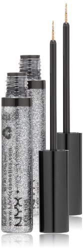 NYX Professional Makeup Liquid Crystal Liner, Crystal Silver, 0,384 onça
