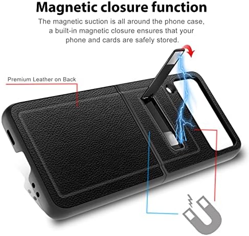 Para Samsung Galaxy Z Flip 4 Case com [Proteção da dobradiça] [filme de lente embutido] [Kickstand]