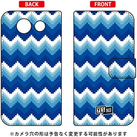 Yesno Notebook Tipo de smartphone Block Wave Blue/Para Xperia Z3 Compact SO-02G/DOCOMO DSO02G-IJTC-401-N305