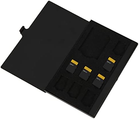Monocamada de cartão SD Alumínio 1SD+ 8TF Micro SD Pin Pin Ultra Fin StorageBox Caso Protetor Protetor SD SD
