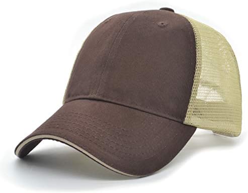 Capinho de beisebol de baixo perfil UNISSISEX Mulheres Caminho Men Hat Hat Sun Hat Plain Mesh Camufria Camufeira