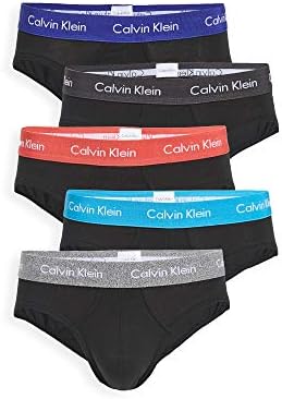 Calvin Klein, algodão masculino, alongamento 5-pacote, resumo do quadril