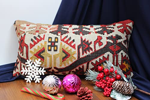Presentes de Chritmas jogam mini travesseiro de quilim 8x16 polegadas modernas coloridas coloridas travesseiros