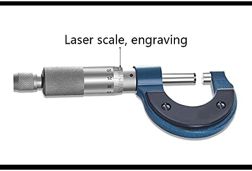 Micrômetro de aço inoxidável de alta precisão WSSBK Faixa de medição de 0-25mm Resolução 0,01mm de alta resistência