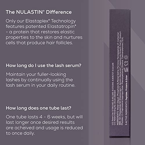 NULASTIN LASH SERUE APRESENTANTE - Promove cílios mais longos, mais cheios e mais grossos |