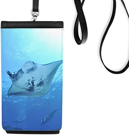 Ocean Ray Skate Science Nature Picture Phone Phone Golset Bolsa pendurada bolsa móvel bolso preto
