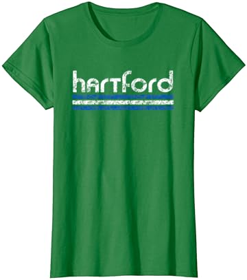 Hartford Connecticut Retro Retrage T-shirt Retorizado