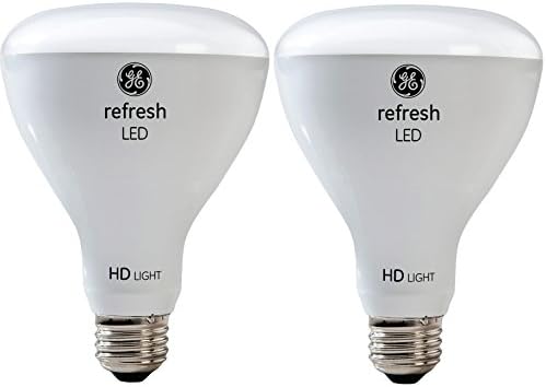 Lâmpadas LED de LED de refresco GE Refresh, substituição de 65W, holofote de inundação de BR30,