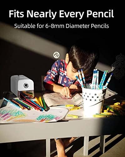 ZMOL Sharpners, afiladores de lápis de aula pesados ​​para a aula de aula para os lápis de 6,5-8 mm no.2/lápis