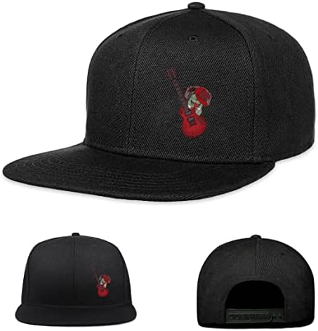 Chapéus Negi Snapback para homens Mulheres unissex Brim Snapback Capéu de chapéu preto Capéu de caminhão