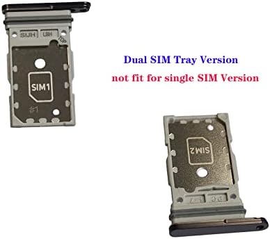 S22 Ultra Dual SIM Card Bandejas de substituição de slot Solution Peças para Samsung Galaxy S22 Ultra 5G S908U