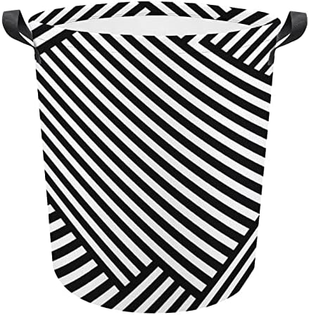 Padrões geométricos de cesta de lavanderia18 cesto de lavanderia com alças Saco de armazenamento de roupas