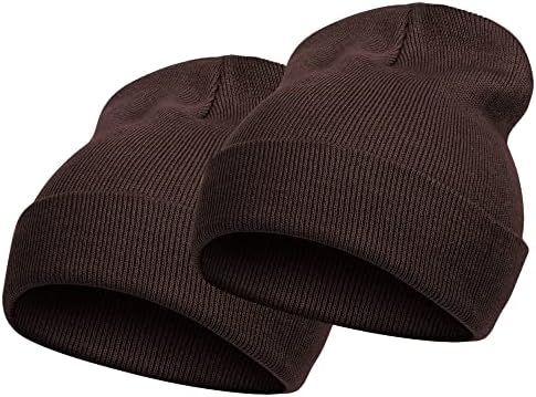 Feios sólidos femininos para mulheres - 2 pacote de malha de inverno Knit