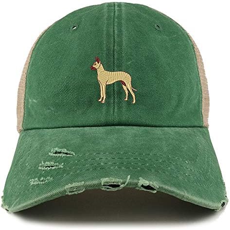 Loja de roupas da moda Great Dane Dog Dog bordado Bill Trucker Mesh Back Cap