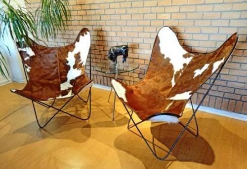 Capa clássica Cadeira de borboleta BKF de couro de couro - apenas capa