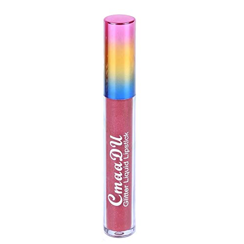 Brilho opcional 6 batom 4ml colorido diamante brilhante lábio brilhante para cores lápis de lábios de