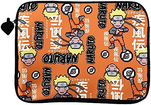 Naruto Orange Pixel Art Sublimado Laptop de Neoprene
