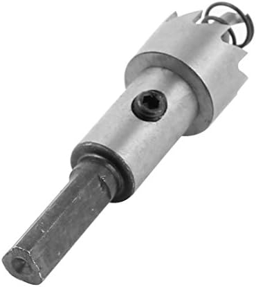 Aexit 17mm de serra de orifício de corte e acessórios DIA HSS 6542 Twist Drill Bit Buh Saw Cutter Tool W serras