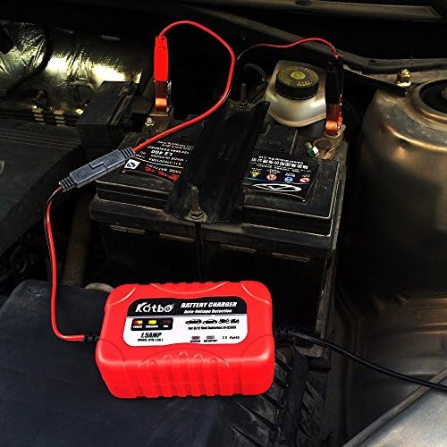 Katbo Smart Battery Charger Manter automático 6V 12V para carros de motocicletas cortadores de