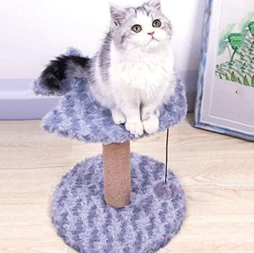 Twdyc Pet Cats Tree Salbing Frame Toy com Ball Shape Bell Toy Cats Risping Posts Cats Scratch