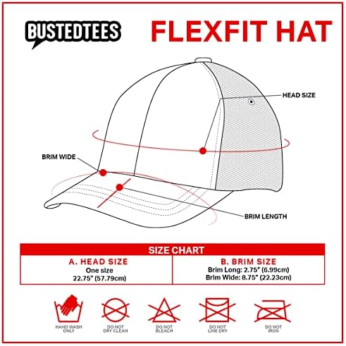 Officer imperial Bustedtees Flexfit Hat Casual Wear Baseball Cap para homens Brandable Flex Fit