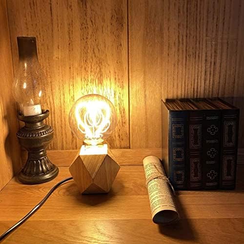 Vicflora G95 Led Edison Bulb 4W Heart LED Filamento Vintage 110/130V E26 Lâmpada decorativa, 2300K Warm Yellow Amber Gold, pacote de 4