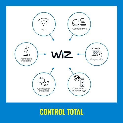 Wiz conectado 48 pés/15m Wi -Fi Luzes de corda de cor de cor, 16 milhões de cores, adaptador incluído, controle inteligente com aplicativo Wiz, compatível com Alexa, Google Assistant e Siri Shortcuts, nenhum hub necessário