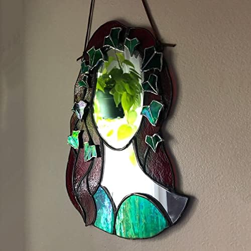 Vitral venenivy mirrorglass suncatcher colorido acrílico pingente decorativo decorativo pingente reflexivo decorações de luz para o cristal da sala de estar no teto