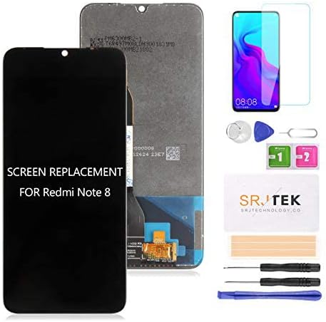 Substituição de tela para Xiaomi Redmi Nota 8 LCD Tela Touch Digitizer Assembly