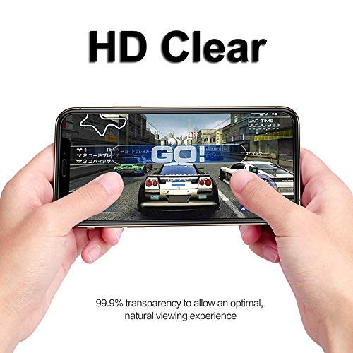 Protetor de tela para iPhone XS Max, Bear Village® 9H Duridade Protetor de tela de vidro temperado, HD Crystal Clear Screen Protector Film para iPhone XS Max, 1 pacote