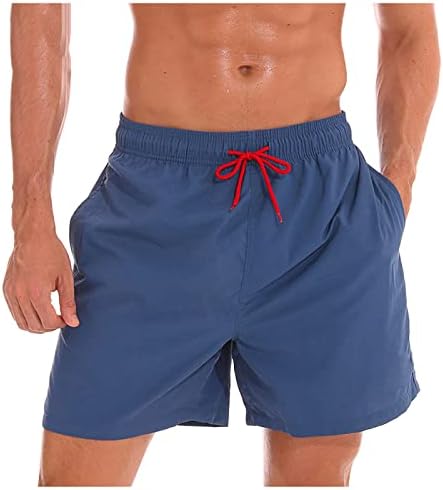 Ymosrh mass nadar masculino masculino shorts de praia seca rápida com bolsos com zíper e natação de