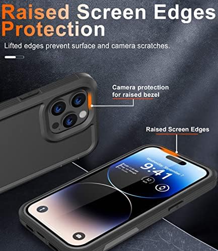 DeWfoam para iPhone 14 Pro Max Case, Caixa de proteção à prova de poeira à prova de pó à prova de