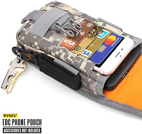 Bolsa de telefone tática wynex Molle, smartphone saco de coldre EDC Utilitário Celular do celular
