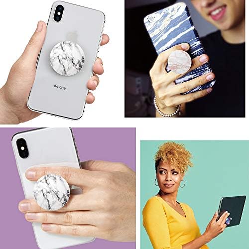 Anel de telefone celular garra dedo garra de ouro rosa de ouro branca de mármore barraco de mármore compatível com todo o smartphone