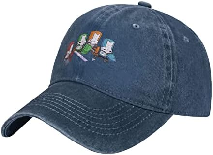 Castle-Crashers Chapéu de cowboy unissex Baseball Cap retro jeans papai chapéu de algodão Casquette